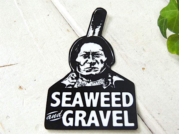 【SEAWEED&GRAVEL】ネイティブアメリカン・インディアン・オリジナル・ステッカー・バイク