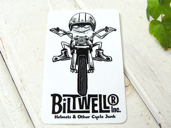 【BiL TWELL・ビルトウェル】バイク用・ヘルメット・パーツ・オリジナル・ステッカー・USA