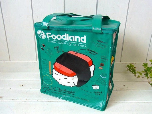 【FOODLAND】ハワイ限定・フードランド・スパムむすび柄・保冷バッグ/エコバッグ USA