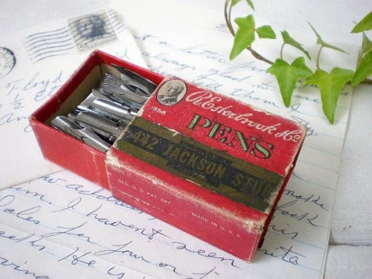 【ESTERBROOK】万年筆のペン先入り・アンティーク・紙箱/OLD USA