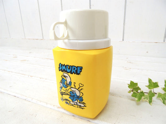 【スマーフ&キノコ】THERMOS・デッドストック・ヴィンテージ・水筒/サーモス/ウォーターボトル