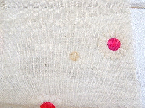 キュートな花柄・シースルー素材・デッドストック・ヴィンテージ・ファブリック/生地 USA