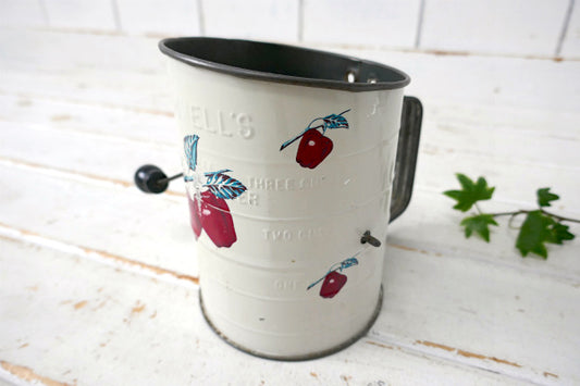 BROMWELL りんご アップル ヴィンテージ シフター 粉ふるい フラワーシフター カントリー