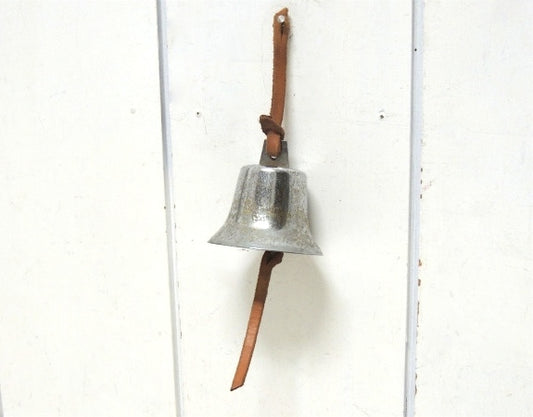 【YULETIDE 1979】メタル製×レザー・ヴィンテージ・ベル・鐘・インテリア USA