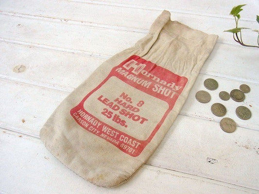 【MAGNUM SHOT】キャンバス地・ヴィンテージ・弾丸袋/布袋 USA
