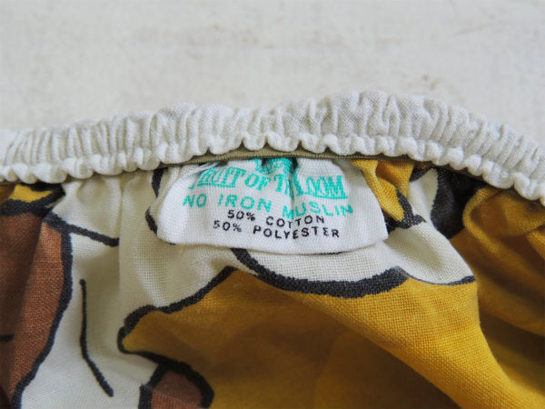 ロードランナー&ワイリーコヨーテ&サボテン柄・ヴィンテージ・ユーズドシーツ(ボックスタイプ) USA