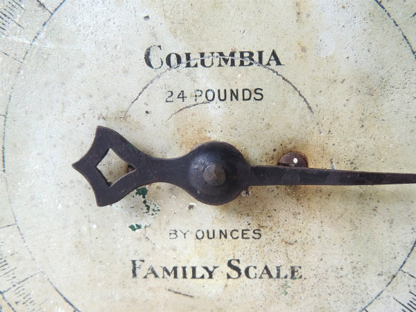 【COLUMBIA FAMILY SCALE】黒色・シャビーシック・アンティーク・スケール・量り