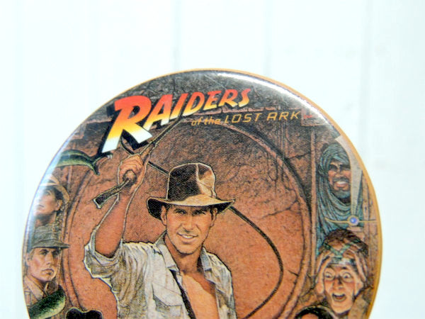 【レイダース・失われたアーク】1981年・USA・アドベンチャー映画・ヴィンテージ・缶バッジ