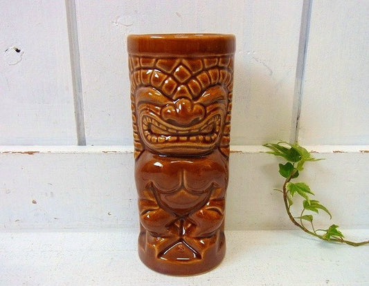 【ORCHIDS OF HAWAII】ハワイの守り神・ヴィンテージ・TIKIマグカップ/ティキ