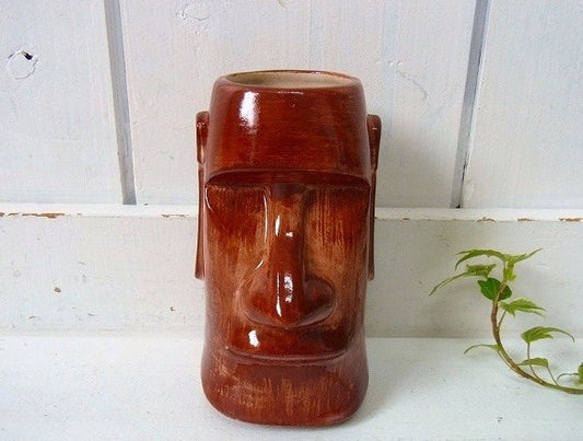 【TRADER DICK’S】トレーダーディックス・モアイ・ヴィンテージ・TIKIマグカップ USA