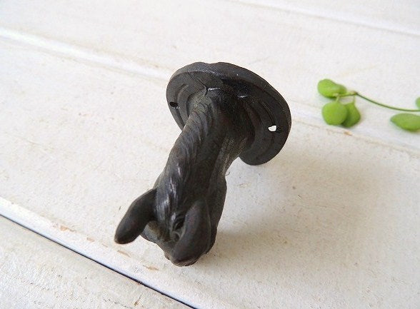 USA!馬&蹄鉄モチーフ・鋳物製・小さなアンティーク・フック