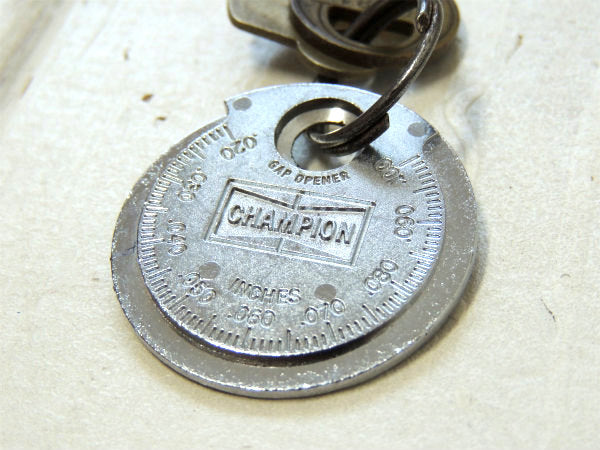 CHAMPION・チャンピオン ヴィンテージ・ツール・プラグ・ギャップゲージ・鍵2本・キーホルダー