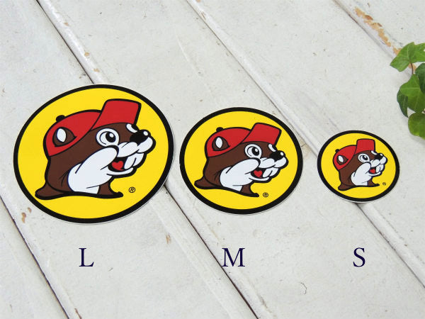 Buc-ee’s・バッキーズ・ガソリンスタンド・ビーバー・キャラクター・アドバタイジング・ステッカー