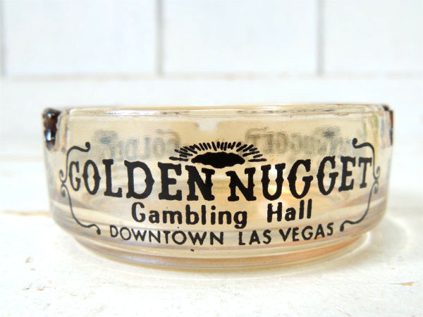 ラスベガス老舗・カジノ ゴールデンナゲット GOLDEN NUGGET ヴィンテージ・アドバタイジング ・灰皿・USA