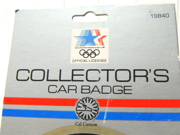 【ロサンゼルス・オリンピック】1984・ヴィンテージ・カーバッジ・エンブレム・オートパーツ