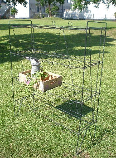 フォールディング・ヴィンテージ・4段シェルフ/飾り棚/ディスプレイ什器 USA