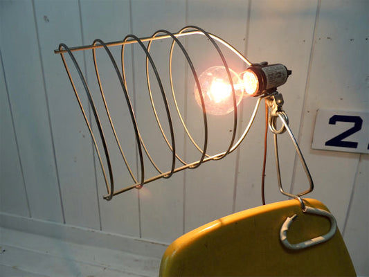 【GE/ゼネラルエレクトリック】ヴィンテージ・クリップライト・ポータブルランプ・工業系・照明