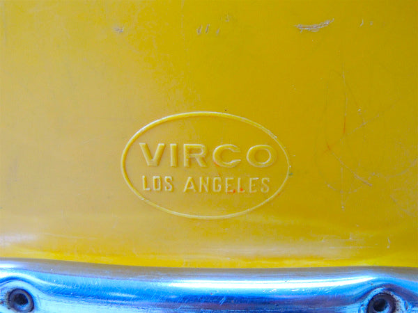 VIRCO ヴァルコ・ロサンゼルス・イエロー・ヴィンテージ・スクールチェア 子供イス