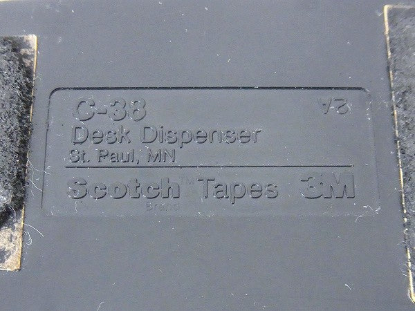 【Scotch】3M・スコッチ・黒色・ヴィンテージ・テープカッター/テープディスペンサー