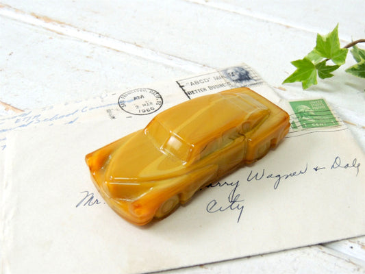 【1940~1950s】アメ車・クラシックカー・ヴィンテージ・ガラス製・ペーパーウェイト・文鎮