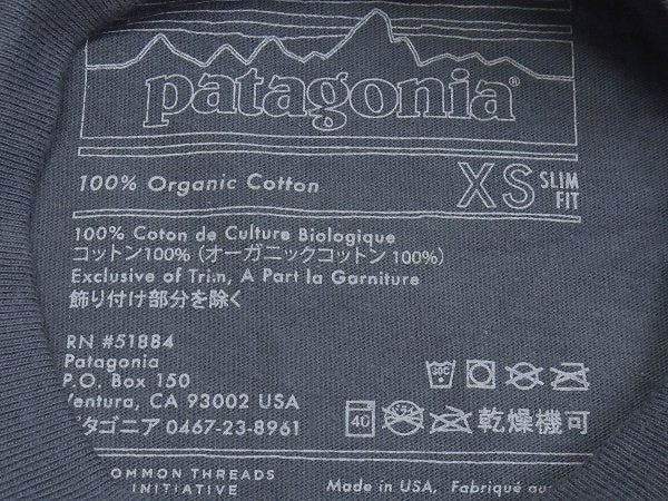 【Patagonia】パタゴニア・カーディフ限定・Tシャツ&ステッカーetc1枚付き/ダークグレー