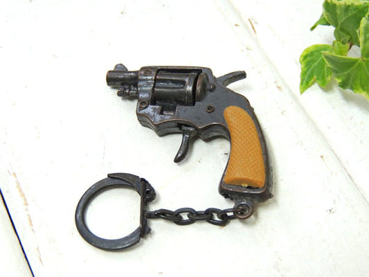 【ピストル・拳銃】モチーフ・デッドストック・ヴィンテージ・キーホルダー
