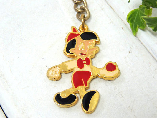 【ピノキオ・ディズニー】1960's~デッドストック・ヴィンテージ・キーホルダー・USA