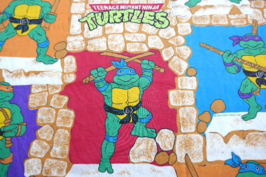 ミュータント タートルズ 80’s ヴィンテージ ユーズドシーツ ボックスタイプ USA