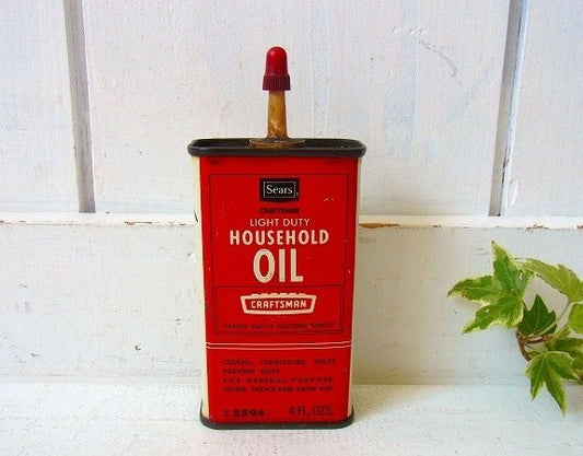 【CRAFTSMAN】シアーズ・クラフトマン・ヴィンテージ・オイル缶 USA