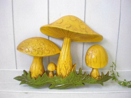 キノコ ヴィンテージ・壁飾り/オーナメント USA