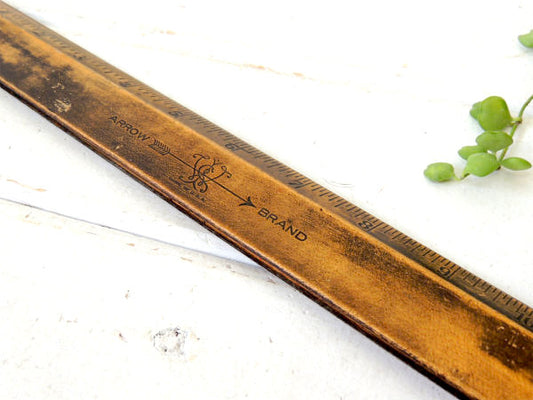 【ARROW→BRAND】木製・ヴィンテージ・定規・ルーラー・物さし・USA・文房具