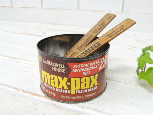 MAX-PAX コーヒーフィルター・ヴィンテージ・ティン缶・ブリキ缶・ガーデニング USA