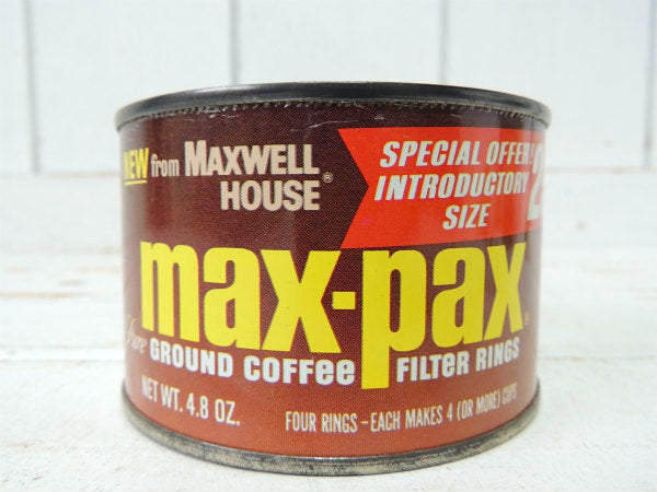 MAX-PAX コーヒーフィルター・ヴィンテージ・ティン缶・ブリキ缶・ガーデニング USA