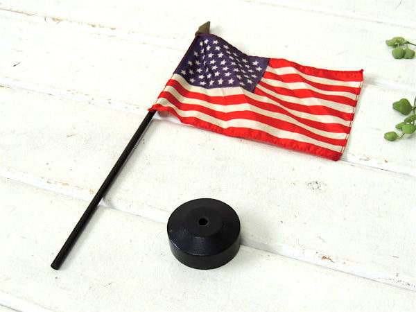 【1959's・49星・星条旗】USA!小さなヴィンテージ・卓上アメリカンフラッグ・星条旗・木製