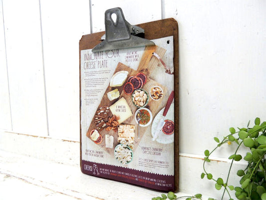 【Buill PRODUCTS INC】ヴィンテージ・クリップボード・バインダー・工業系