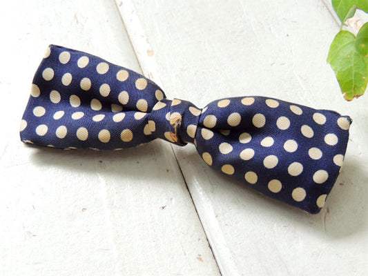 【U-CLASP NEW YORK】水玉・ドット柄・ビンテージ・蝶ネクタイ・ボウタイ・古着 USA