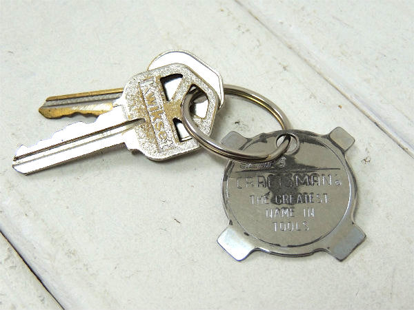 【シアーズ&クラフトマン・4way・ドライバー・DIY】ヴィンテージ・工具・キーホルダー・鍵2本