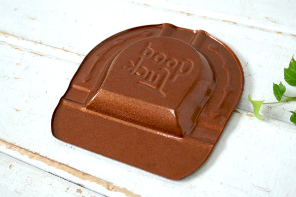 グッドラック・GOOD LUCK・薬局・病院・アドバタイジング・アメリカン・ビンテージ・灰皿・USA