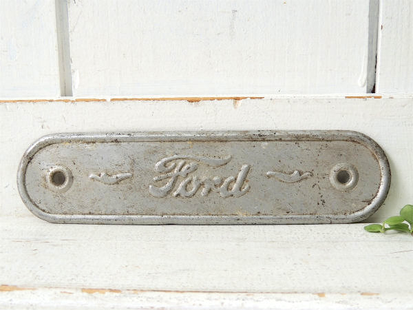 【Ford Model T・フォード】アメ車・ヴィンテージ・エンブレム・アルミ製プレート・モーター系