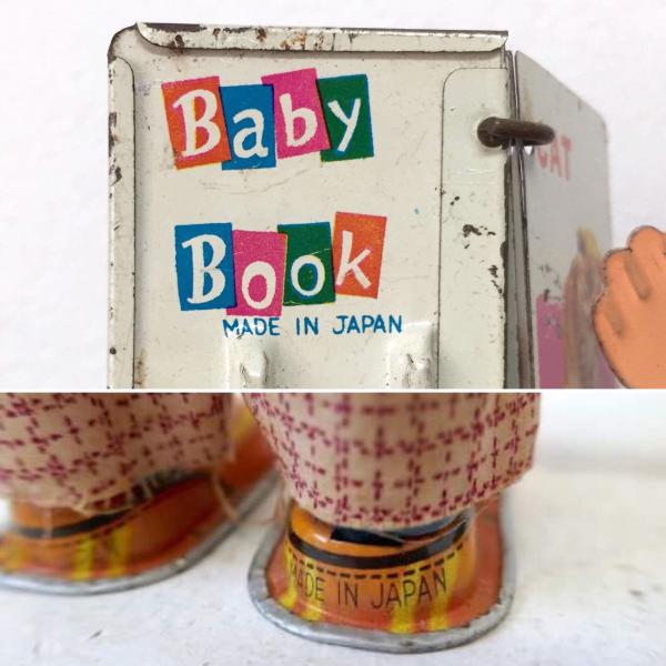 【Reading Bear】本を読むクマ・50'sヴィンテージ・ドール・人形・ブリキ玩具・おもちゃ