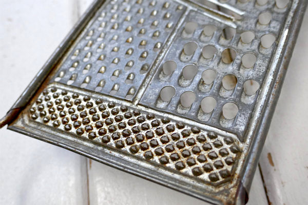 ALL IN ONE メタル製 シャビー ヴィンテージ グレーター チーズグレーター おろし金 US