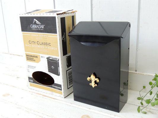 アメリカセレクト★新品未使用・フリーダリーモチーフ・黒色・メールボックス・郵便受け・ポスト USA