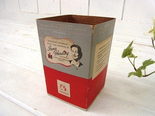 【VAPOCAN】デッドストック・紙製・50'sヴィンテージ・フリーザーコンテナ/保存容器