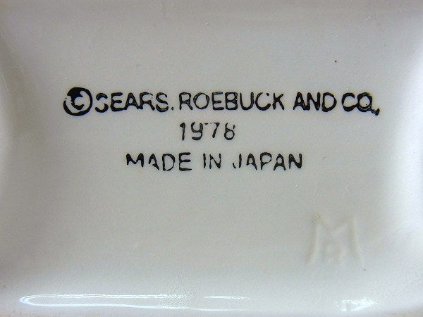 【Sears】シアーズ・きのこモチーフ・陶器製・70'sヴィンテージ・ナプキンホルダー USA