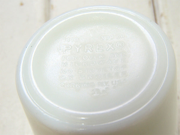 【PYREX】オールドパイレックス・スプリングブロッサム・マグカップ・食器・ミルクガラス②