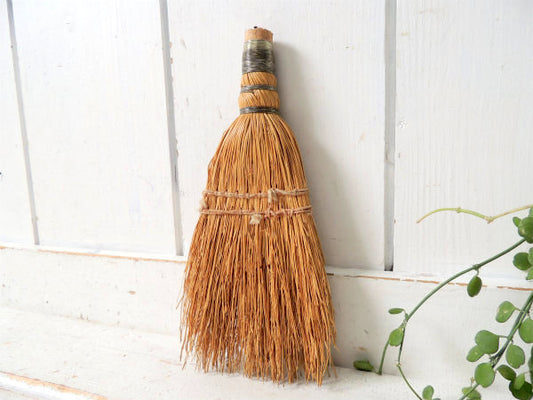USA ヴィンテージ 手ほうき ブルーム ウィスク ガーデニング 車内清掃 掃除道具
