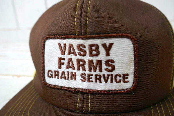 【VASBY FARMS】アメリカンビンテージ・メッシュキャップ・トラッカーハット・USA・古着