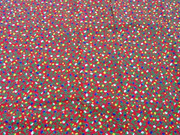 小花柄・デッドストック・ヴィンテージ・ファブリック/生地 USA