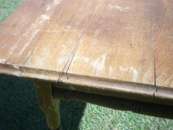 木製・アンティーク・折り畳み式・フォールディング・テーブル/作業台/デスク　USA