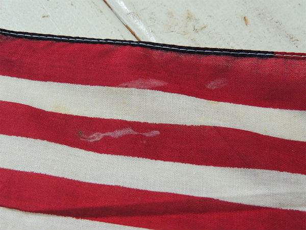 50星・星条旗 アメリカンフラッグ・木製ポール付き・ヴィンテージ・旗・USA・アメリカ合衆国・看板